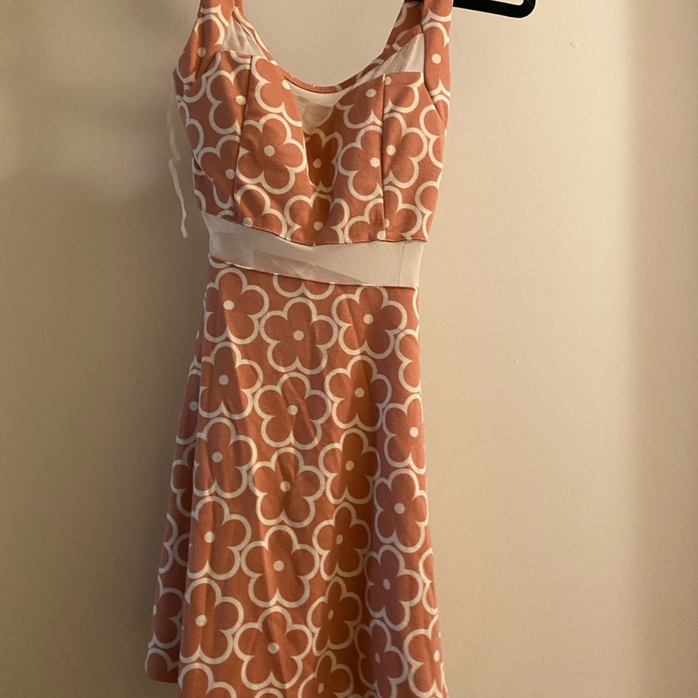 pink flower dress